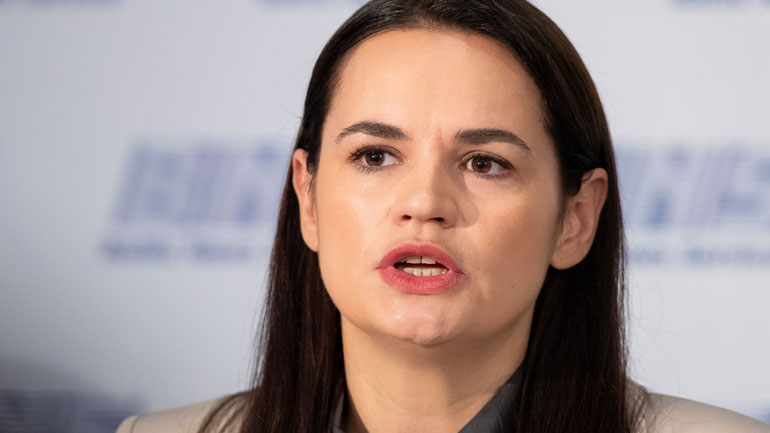 Ο λαός της Λευκορωσίας «δεν θα δεχθεί ποτέ την τρέχουσα ηγεσία», τόνισε η επικεφαλής της αντιπολίτευσης